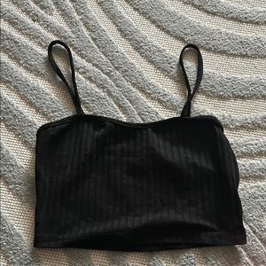 Black Strappy Women's Top